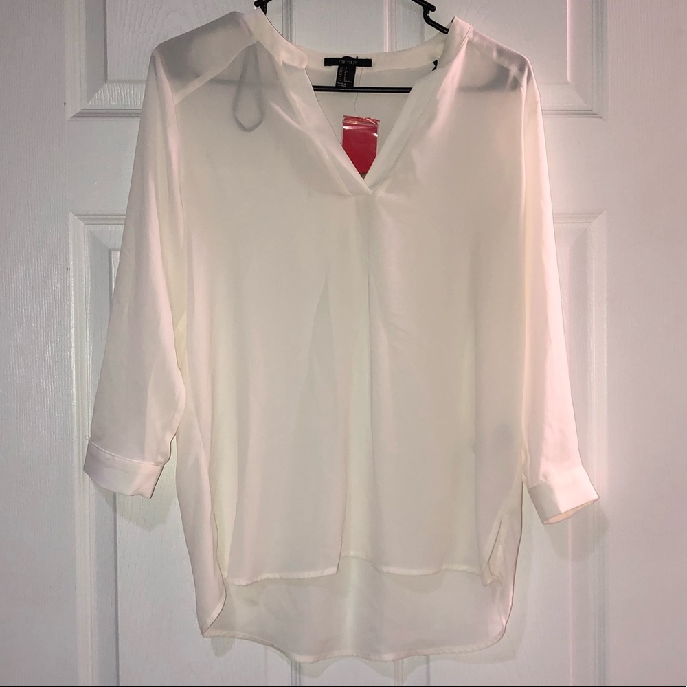 Forever 21 white blouse